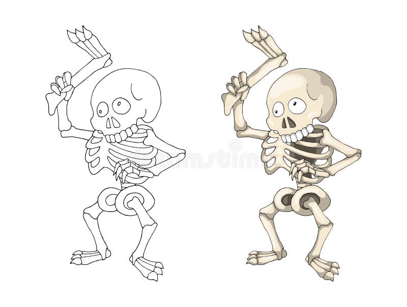 Esqueleto Humano Que Se Coloca Con La Pierna, Página Del Libro De Colorear Del Personaje De Dibujos Animados Ilustración del Vector - Ilustración de pierna, coloreado: 153437974 Esqueleto Humano Que Se Coloca Con La Pierna, Página Del Libro De Colorear Del Personaje De Dibujos Animados Ilustración del Vector - Ilustración de pierna, coloreado: 153437974