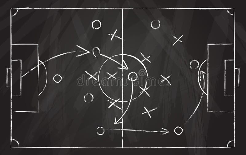 Vetores de Esquema De Jogo De Estratégia De Futebol Ícone De Linha De  Desenho e mais imagens de Abstrato - iStock