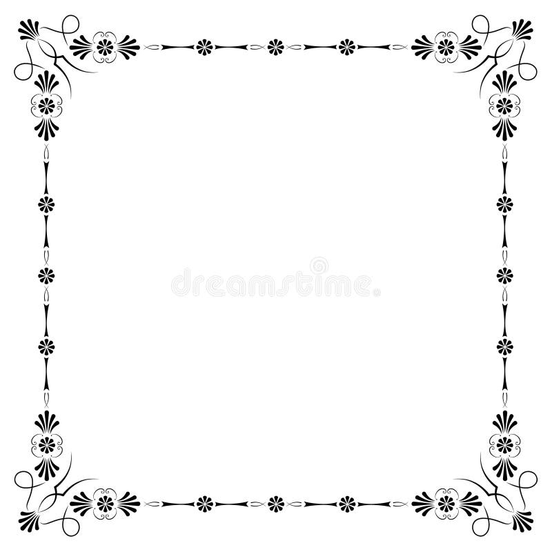 Esquinas y bordes stock de ilustración