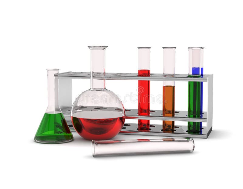 Tubes à essai illustration stock. Illustration du glace 25651121