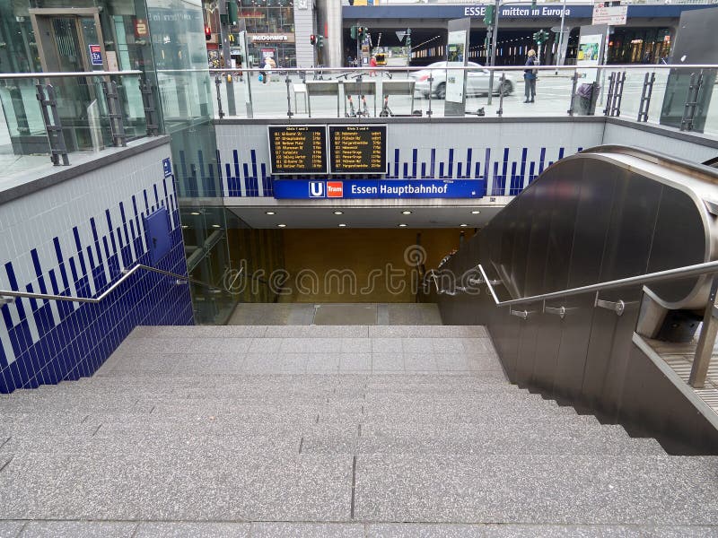 Essen metro station editorial photo. Image of commuter - 31407946