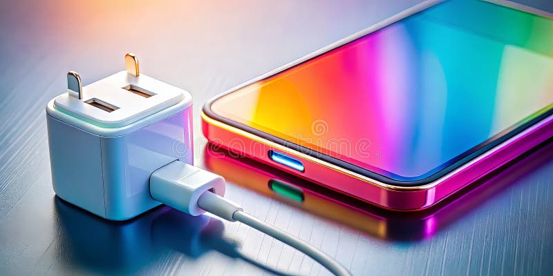 Essential Charging Solutions for Modern Smartphones and Devices Power Adapters Wireless Chargers and Charging Stations stock illustration
