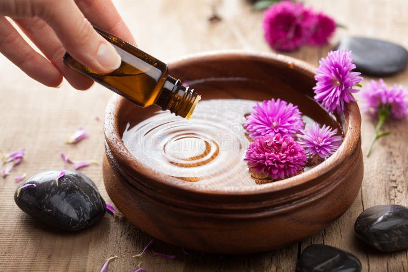 Essentiële olie voor aromatherapy
