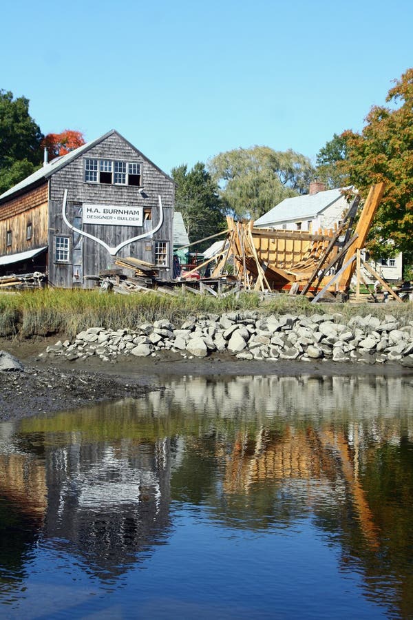 Essex Shipbuilding Museum editorial stock photo. Image of boat 17330578