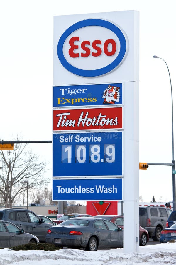 Esso gas station editorial image. Image of price, supply 18533300
