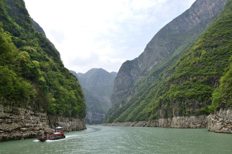 The scenery along the Yangtze River Three Gorges scenic spots in Asia China scenery small Three Gorges. The scenery along the Yangtze River Three Gorges scenic spots in Asia China scenery small Three Gorges