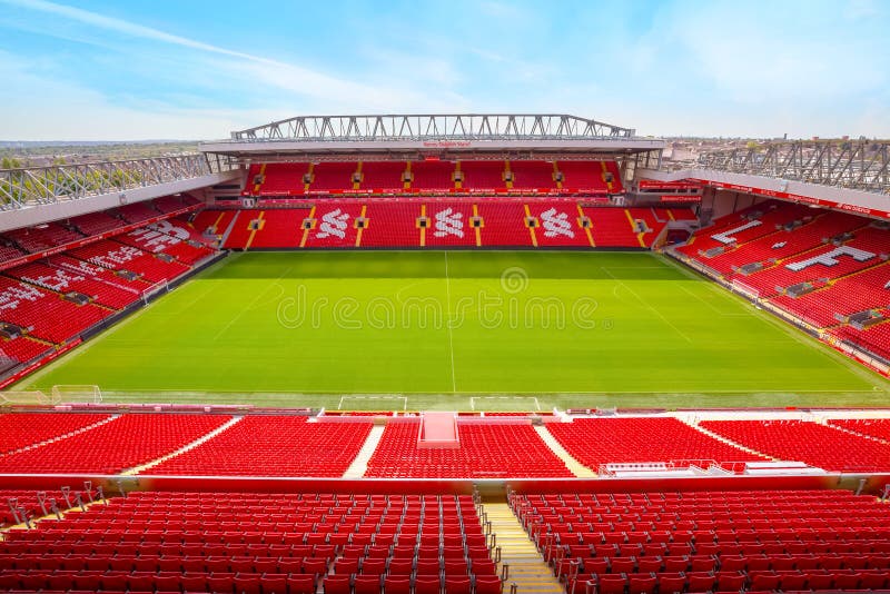 A Sala De Mudança No Estádio De Anfield Em Liverpool, Reino Unido Imagem  Editorial - Imagem de britânico, cidade: 122762180