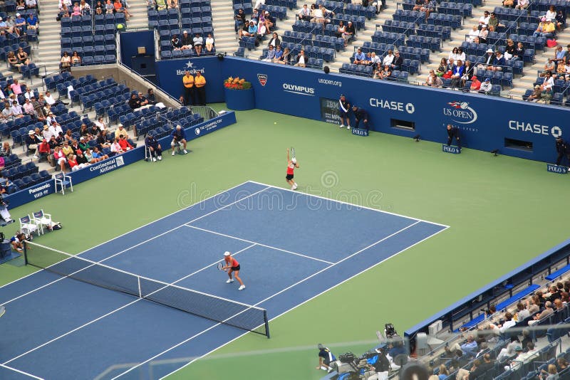 Ashe Stadium - US Open Tennis Foto de Stock Editorial - Imagem de povos,  arena: 157303493