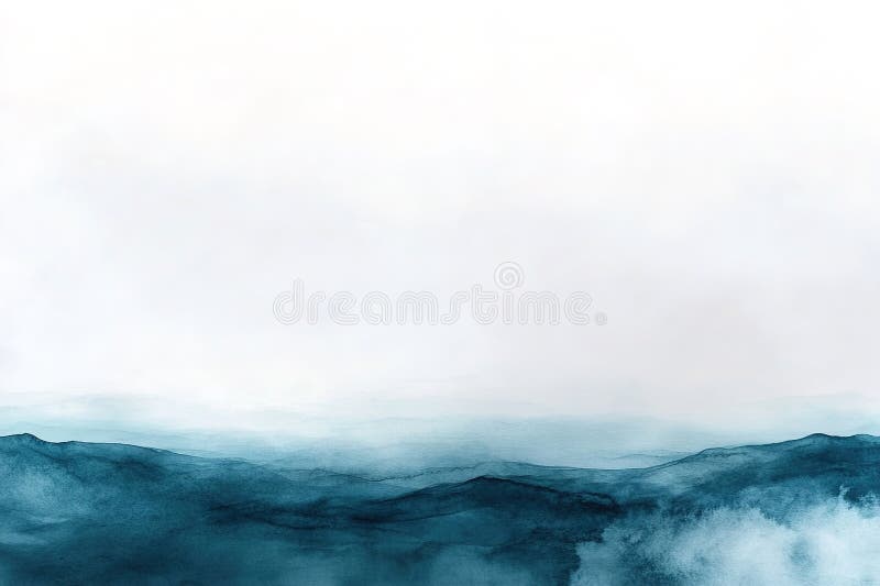 Esta obra de arte presenta un gradiente cautivador en el teal profundo y la mezcla azul de medianoche para reflejar el fotos de archivo libres de regalías