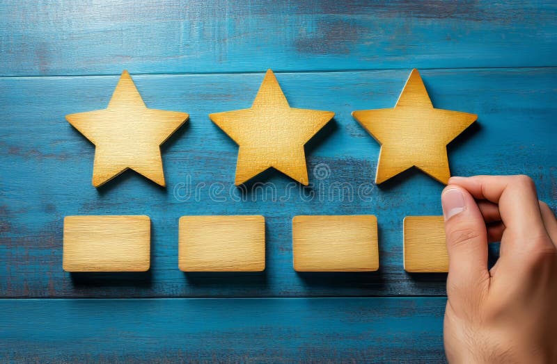 Establecer un objetivo fivestar es la idea de mejorar las calificaciones o clasificaciones junto con el concepto de evaluación y clasificación. generado por ai
