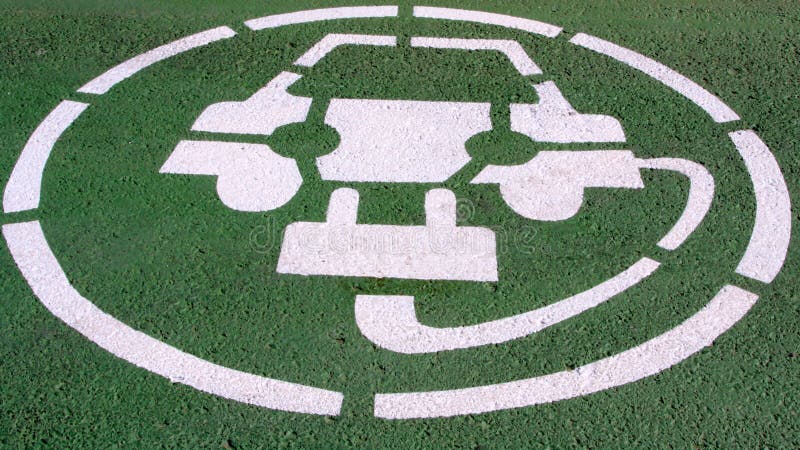 Estacionamento dos carros elétricos