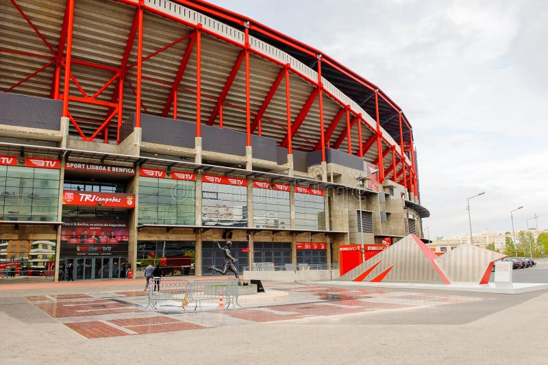 Estadio da Luz (Stadium of Light), hem- stadion för set L _ arkivfoton Estadio da Luz (Stadium of Light), hem- stadion för set L _ arkivfoton