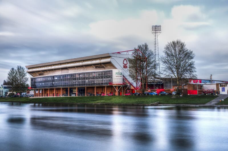 Estadio de tierra de la ciudad, Nottingham fotografía de archivo Estadio de tierra de la ciudad, Nottingham fotografía de archivo