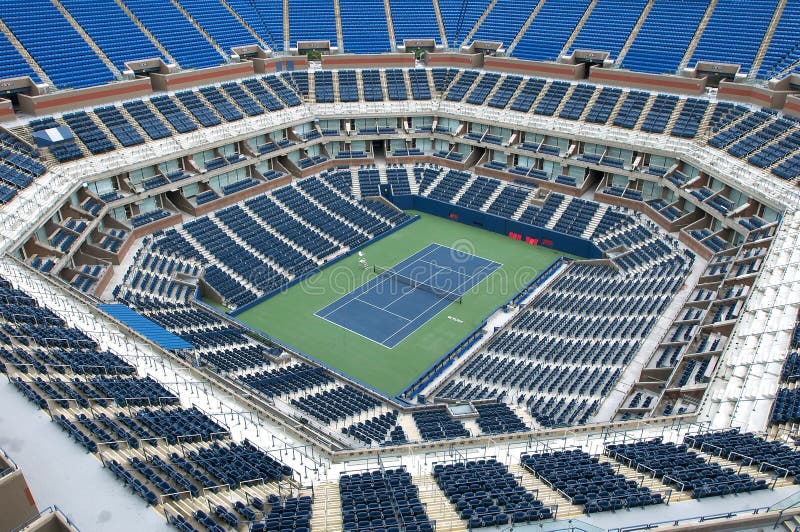 Estadio del tenis foto de archivo. Imagen de centro, abierto 54655098