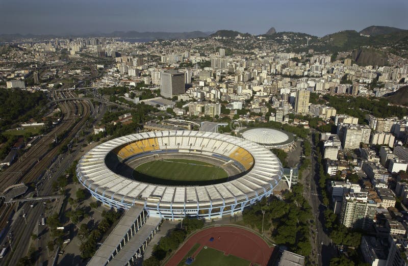 Estadio gör Maracana - Maracana stadion - Rio de Janeiro - Brasilien arkivfoto Estadio gör Maracana - Maracana stadion - Rio de Janeiro - Brasilien arkivfoto