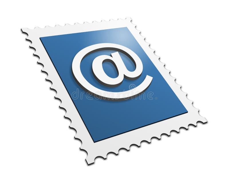 Estampille d'email illustration stock Estampille d'email illustration stock