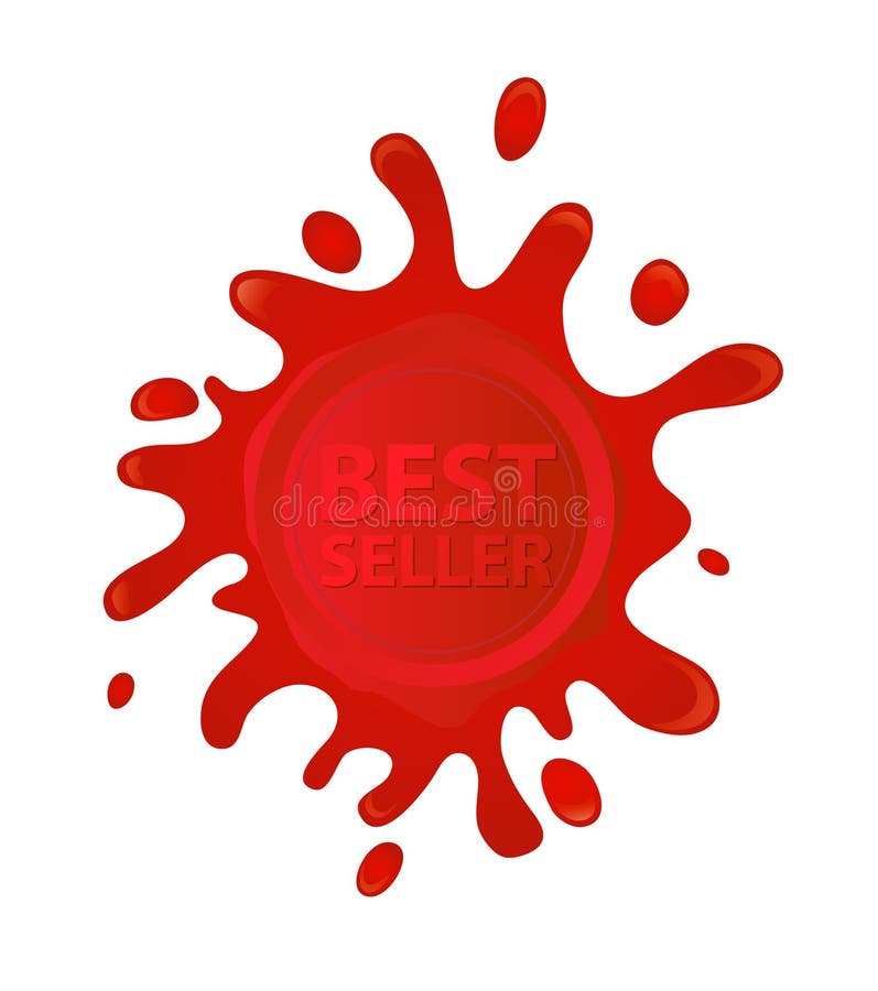 Estampille du best-seller illustration stock Estampille du best-seller illustration stock