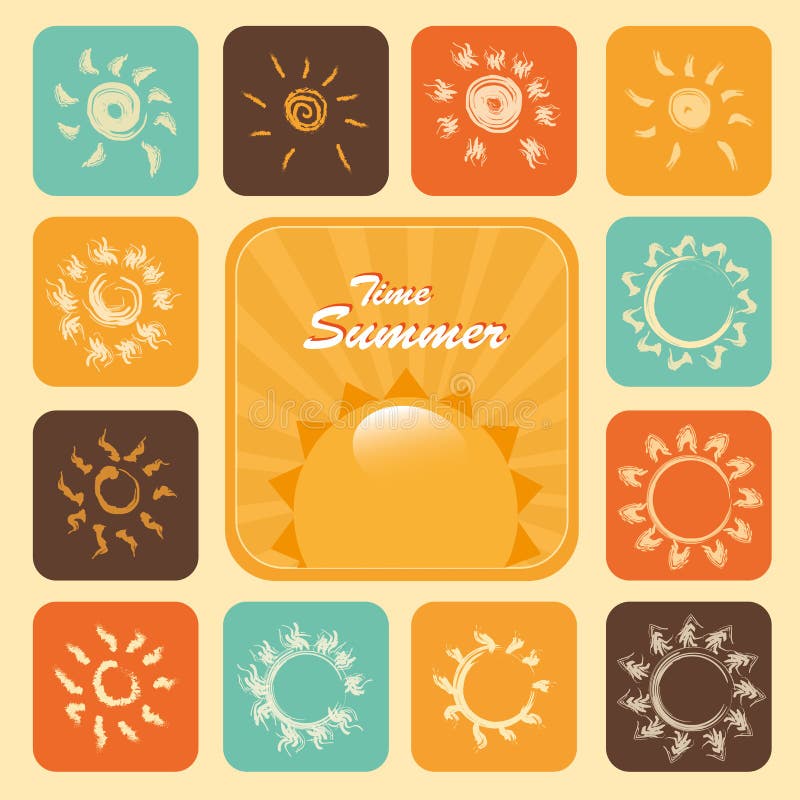 Estate di tempo royalty illustrazione gratis Estate di tempo royalty illustrazione gratis