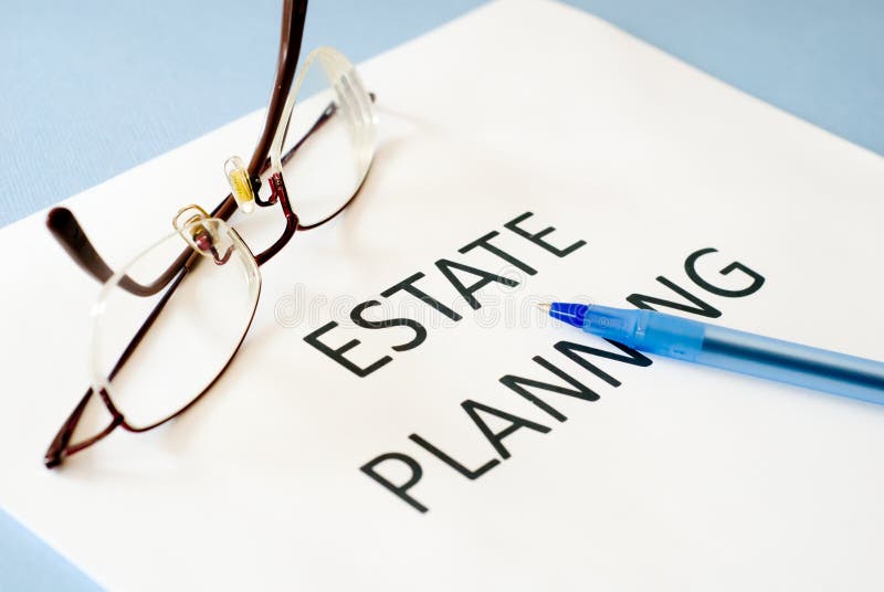 Estate planning stock images
