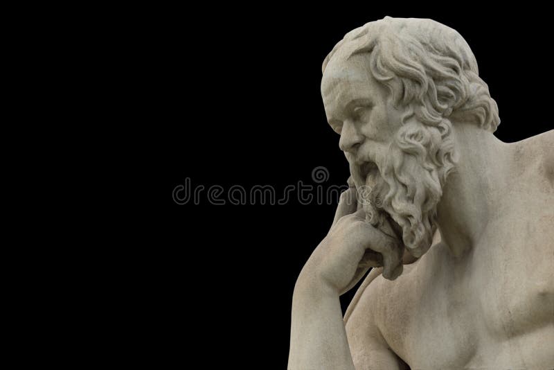 Estatua clásica del philoshopher de Sócrates imágenes de archivo libres de regalías Estatua clásica del philoshopher de Sócrates imágenes de archivo libres de regalías