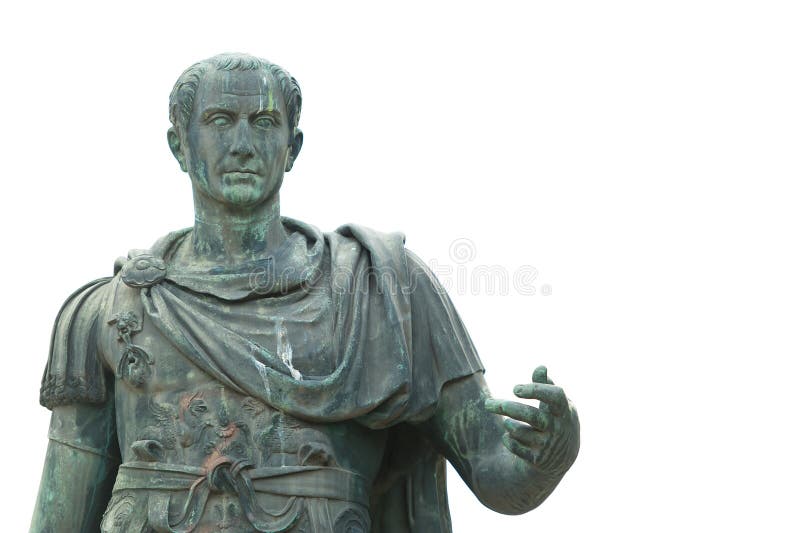 Estatua de bronce de Julius Caesar fotografía de archivo Estatua de bronce de Julius Caesar fotografía de archivo