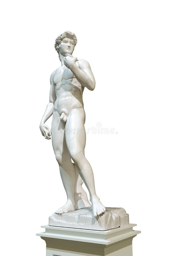 estatua de David stock de ilustración estatua de David stock de ilustración