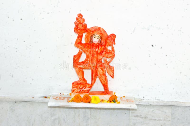 Estatua de dios hindú Hanuman fotografía de archivo libre de regalías Estatua de dios hindú Hanuman fotografía de archivo libre de regalías