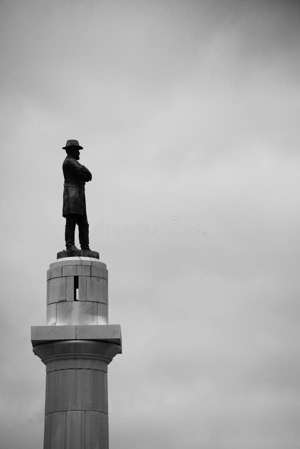 Estatua De General Robert E Lee En New Orleans Foto de archivo Imagen