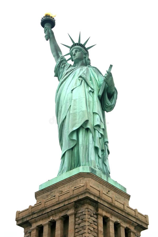 Estatua de la libertad aislada