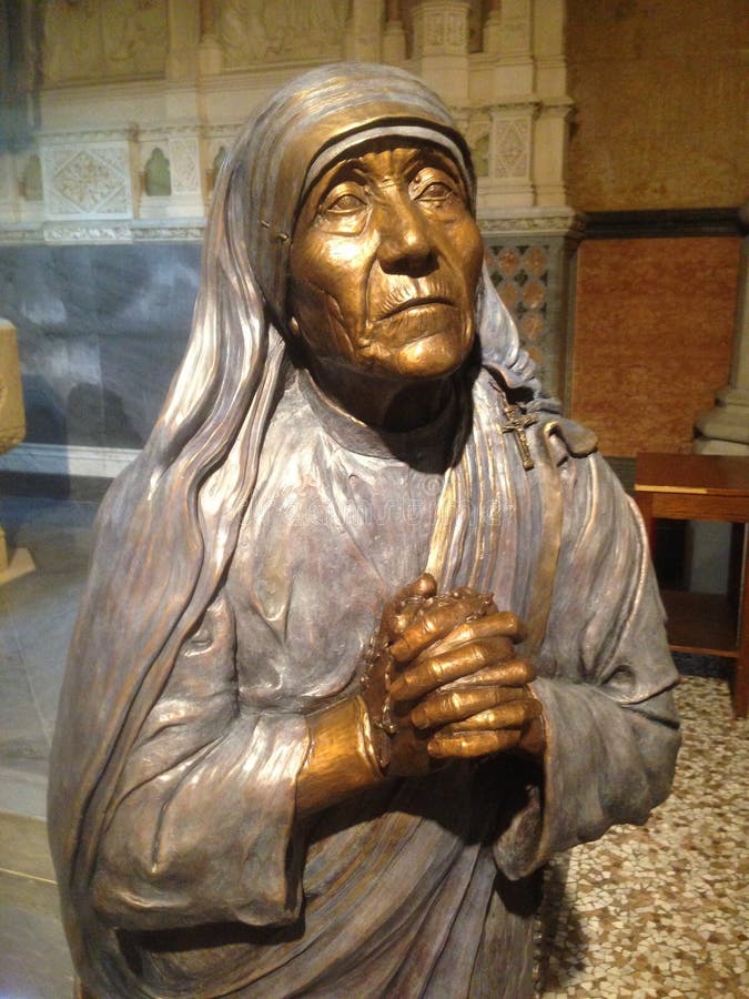 Estatua de la madre Teresa imagenes de archivo Estatua de la madre Teresa imagenes de archivo