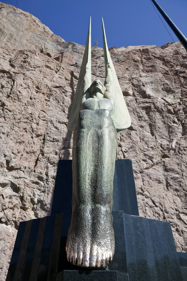 Estatua De La Presa De Hoover Fotografía editorial Imagen de bronce, editorial 16053942