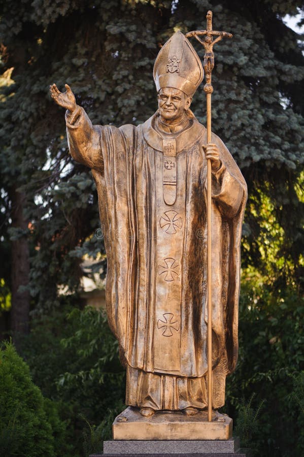 Estatua De Papa Juan Pablo II Foto editorial - Imagen de santo, paul:  34082096