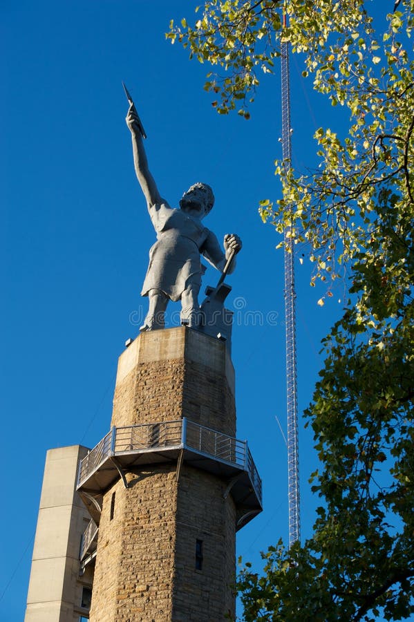 Estatua de Vulcan imágenes de archivo libres de regalías Estatua de Vulcan imágenes de archivo libres de regalías