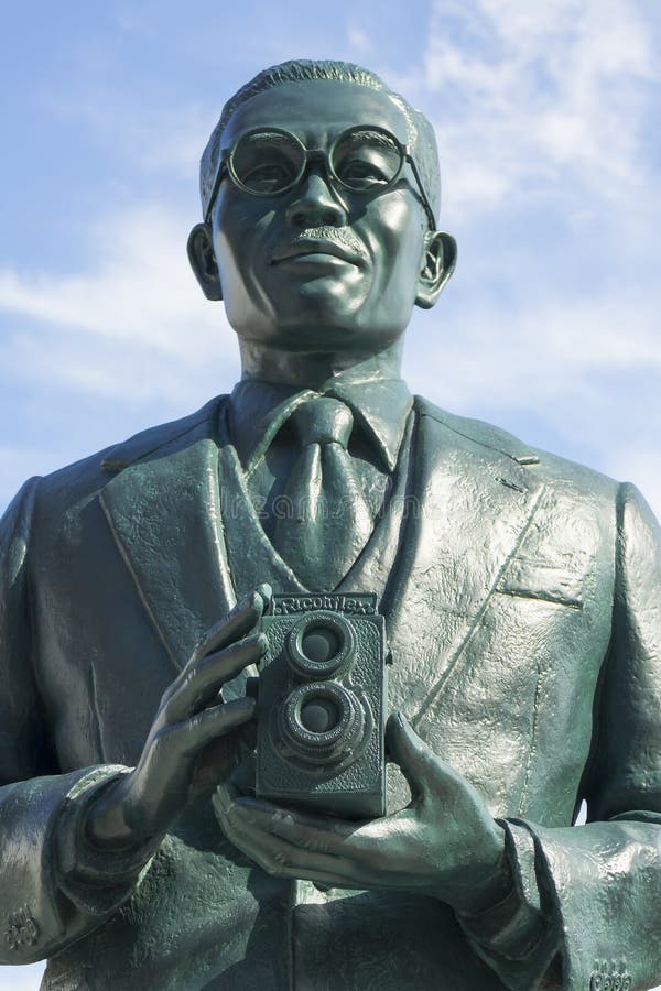 Estatua del fundador del grupo de Ricoh San-ai, Kiyoshi Ichimura imágenes de archivo libres de regalías Estatua del fundador del grupo de Ricoh San-ai, Kiyoshi Ichimura imágenes de archivo libres de regalías