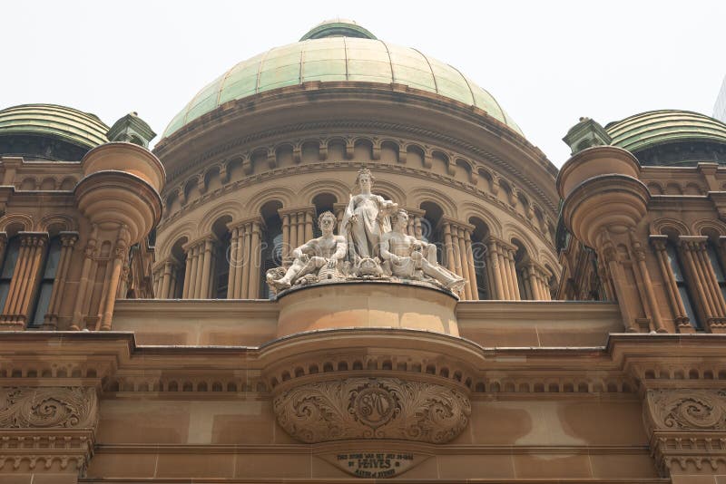 Estatuas del edificio Queen Victoria , Sydney NSW Australia 19-12-2019 imágenes de archivo libres de regalías Estatuas del edificio Queen Victoria , Sydney NSW Australia 19-12-2019 imágenes de archivo libres de regalías