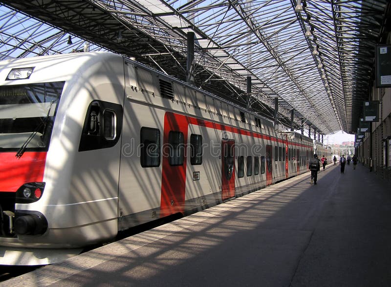 Estação de comboios foto de stock royalty free