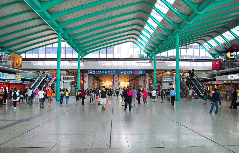 Estação ferroviária de Hung Hom, Hong Kong fotografia de stock royalty free