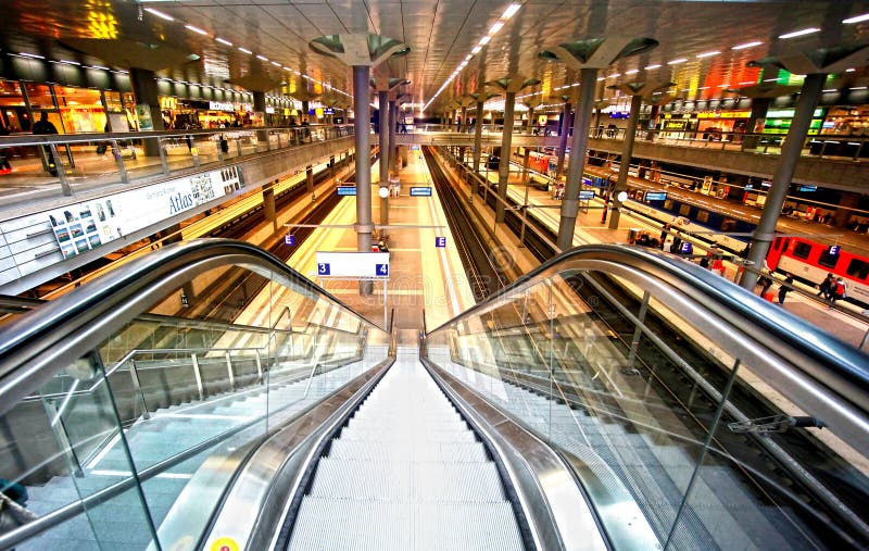 Estação Ferroviária de Berlim foto de stock