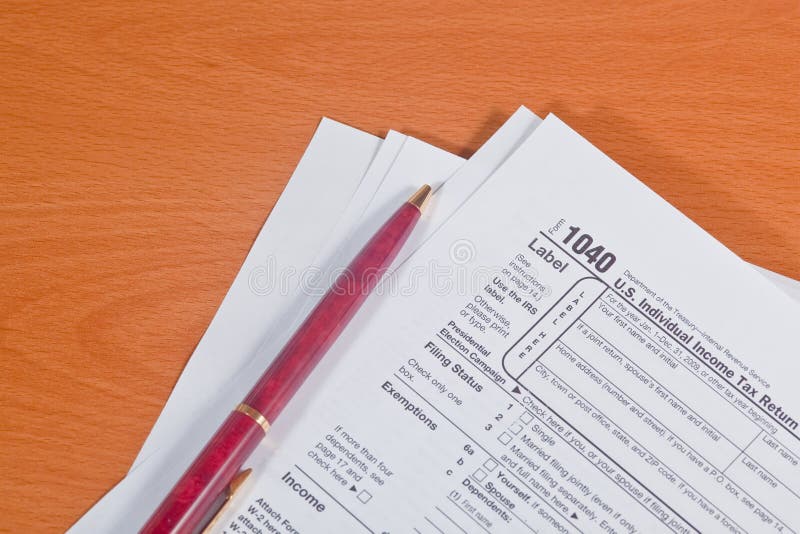 Época de Declaração de Impostos imagem de stock royalty free