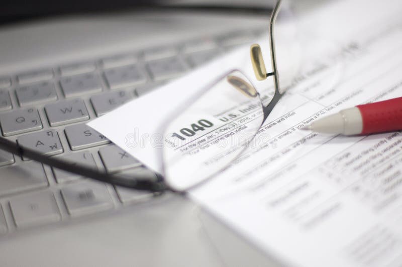 Estação do imposto fotografia de stock