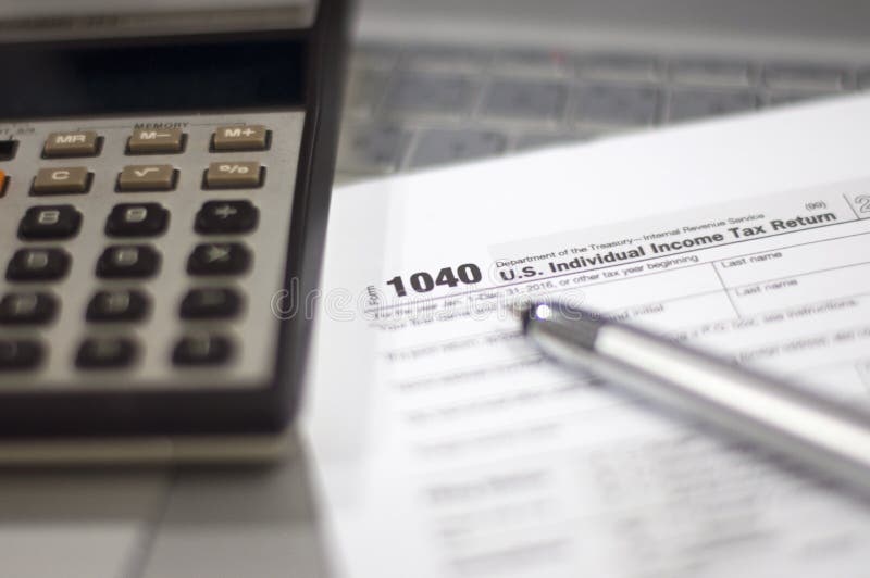 Estação do imposto imagem de stock