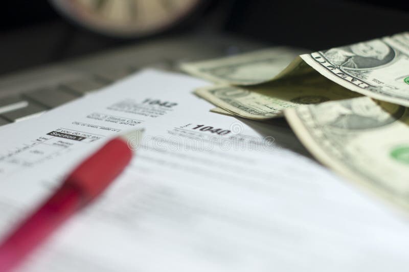 Estação do imposto fotografia de stock