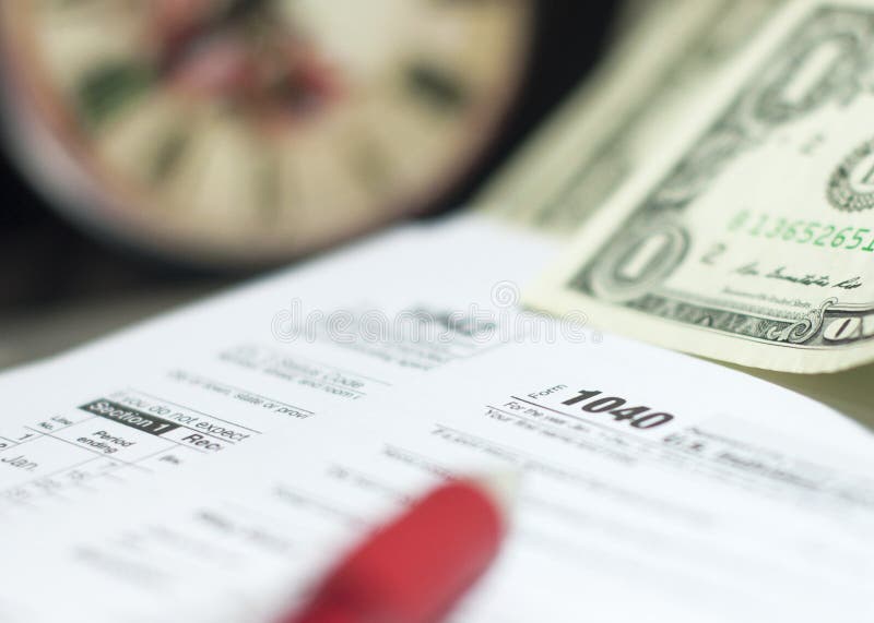 Estação do imposto fotos de stock