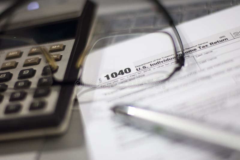 Época de Declaração de Impostos imagens de stock