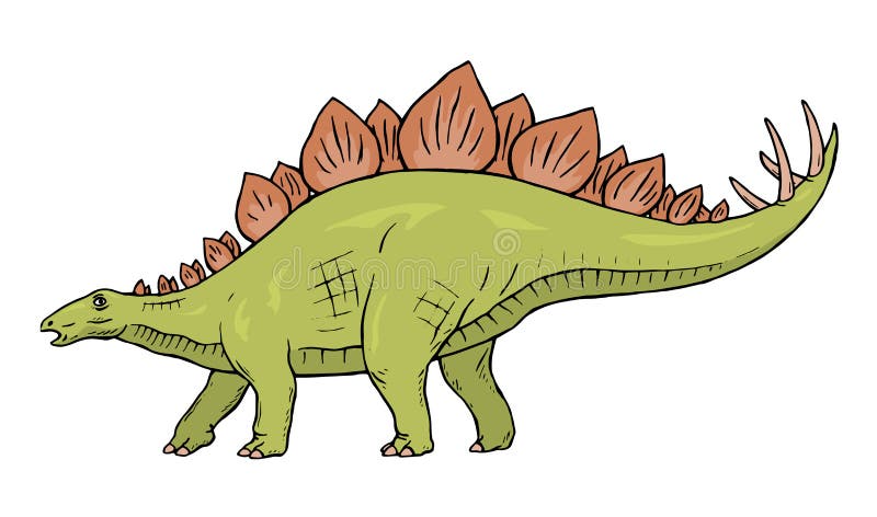 Un Dinosaurio Con Las Espinas En Su Parte Posterior Stock de ilustración - Ilustración de movimiento, grande: 116236919 Un Dinosaurio Con Las Espinas En Su Parte Posterior Stock de ilustración - Ilustración de movimiento, grande: 116236919