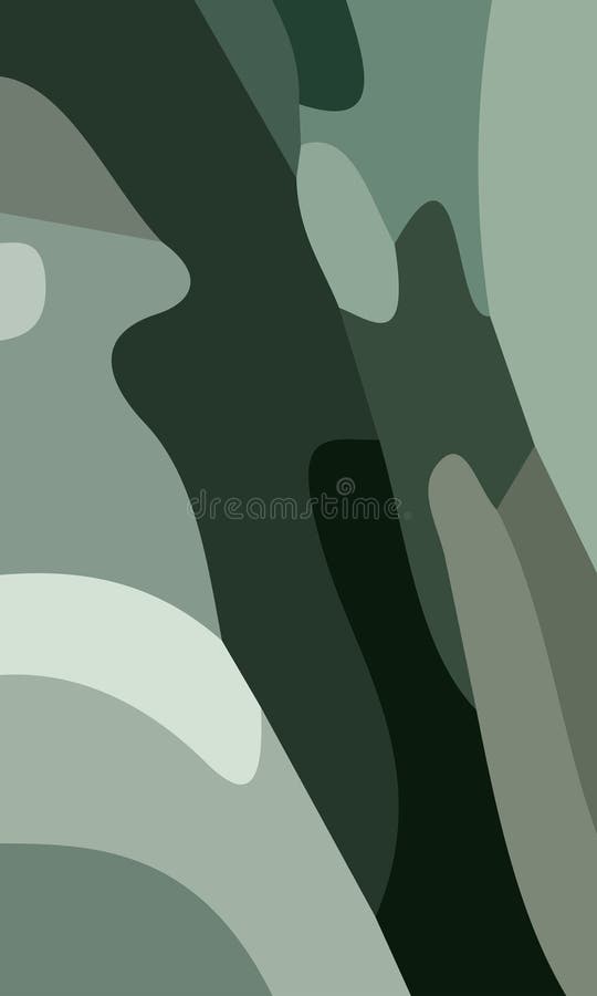 Estetisk grön abstrakt bakgrund med kopieringsutrymme. royaltyfri illustrationer