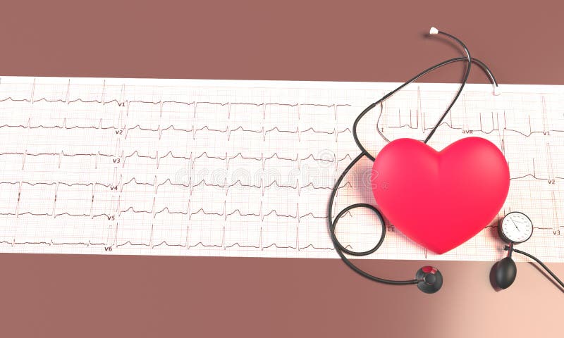 Estetoscopio Rosa Juguete Corazón Y Monitor De Presión Arterial En Un Fondo  Rosa Claro 3d Renderizado Stock de ilustración - Ilustración de enfermo,  fondo: 220158213