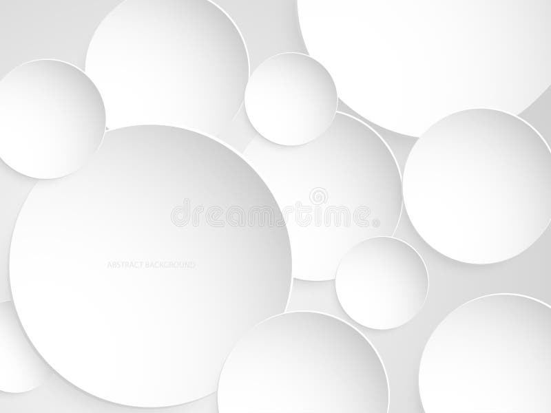 Estilo blanco y gris abstracto del corte del documento de información del círculo libre illustration Estilo blanco y gris abstracto del corte del documento de información del círculo libre illustration