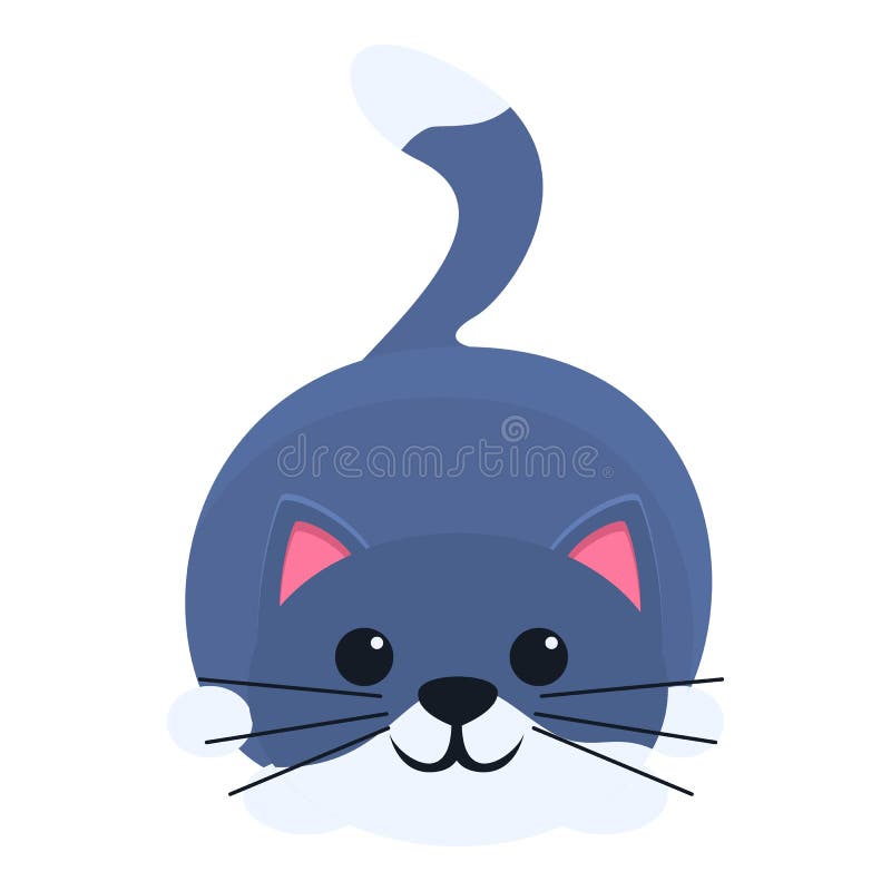 Nove Gatos Se Reproduzem Em Estilo De Desenho Animado Bonitinho Com Nomes  Em Fundo Azul Ilustração do Vetor - Ilustração de creativo, colar: 167597575