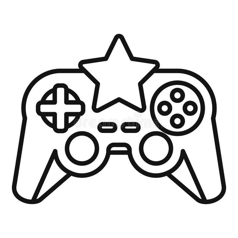 ícones De Jogos. Dispositivos Eletrônicos De Desenho Animado. Computadores  Isolados E Controladora Moderna De Joystick De Gamepad Ilustração do Vetor  - Ilustração de jogador, rede: 206313332